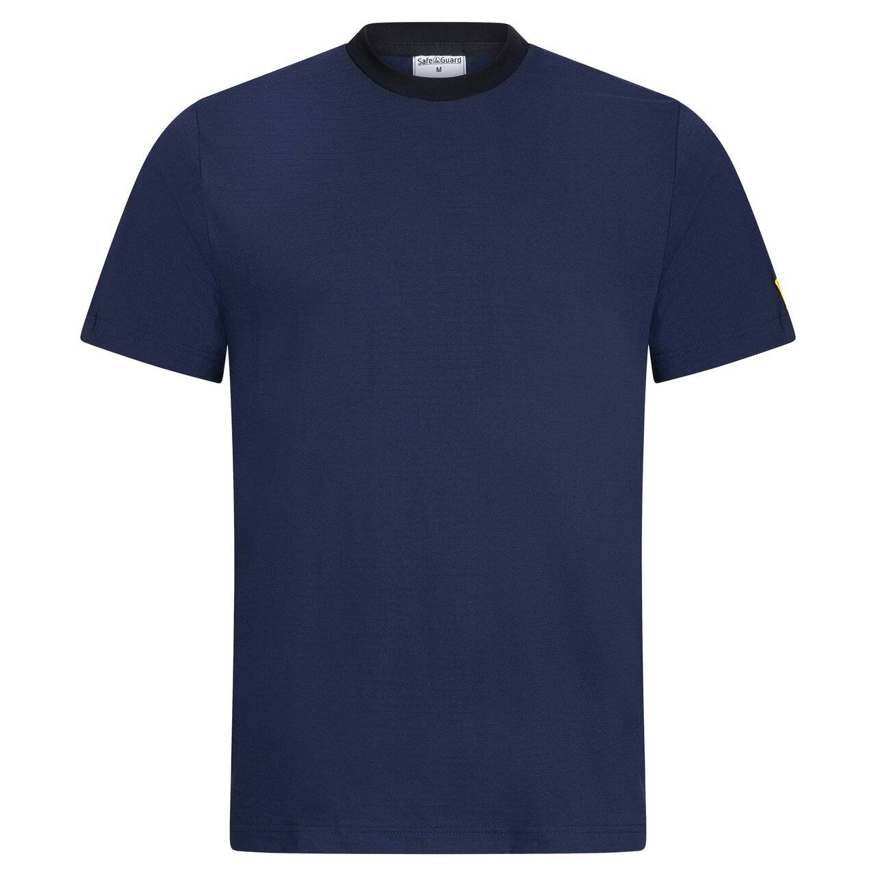 ESD-T-Shirt, rundhals, 150g/m², navyblau/schwarz, XL
