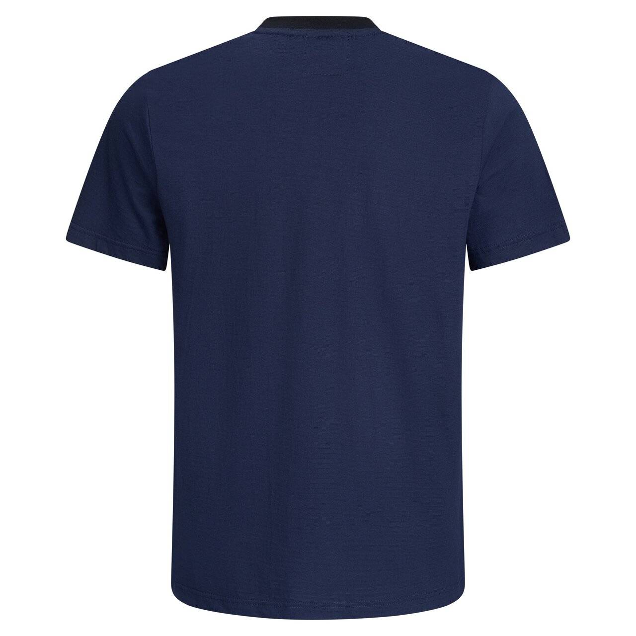 ESD-T-Shirt, rundhals, 150g/m², navyblau/schwarz, XL