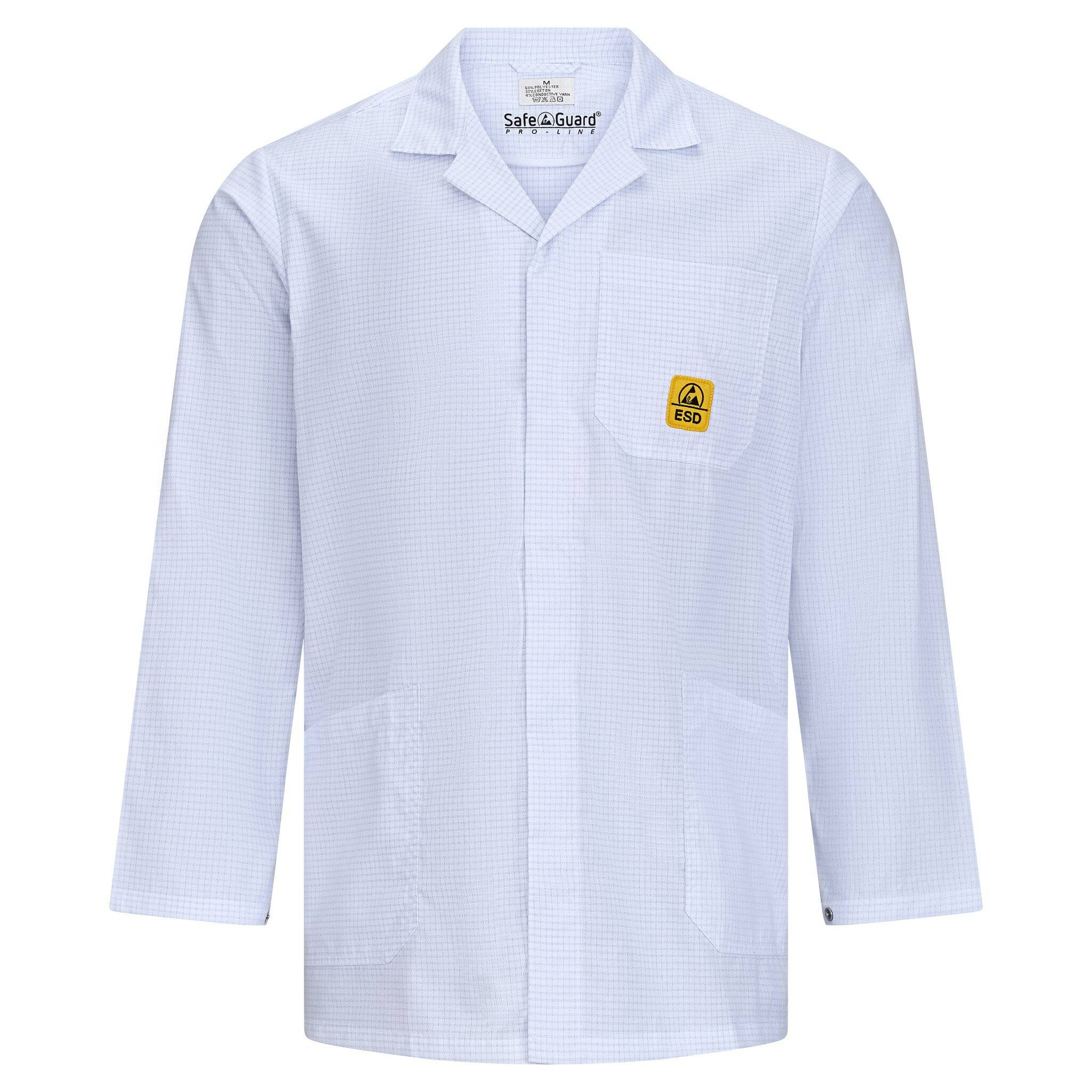 ESD-Arbeitsmantel Pro Line, Kurzmantel, 146 g/m², weiß, 4XL