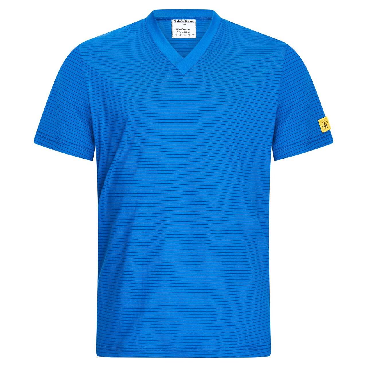ESD-Shirt, V-Ausschnitt, 150g/m², royalblau, M