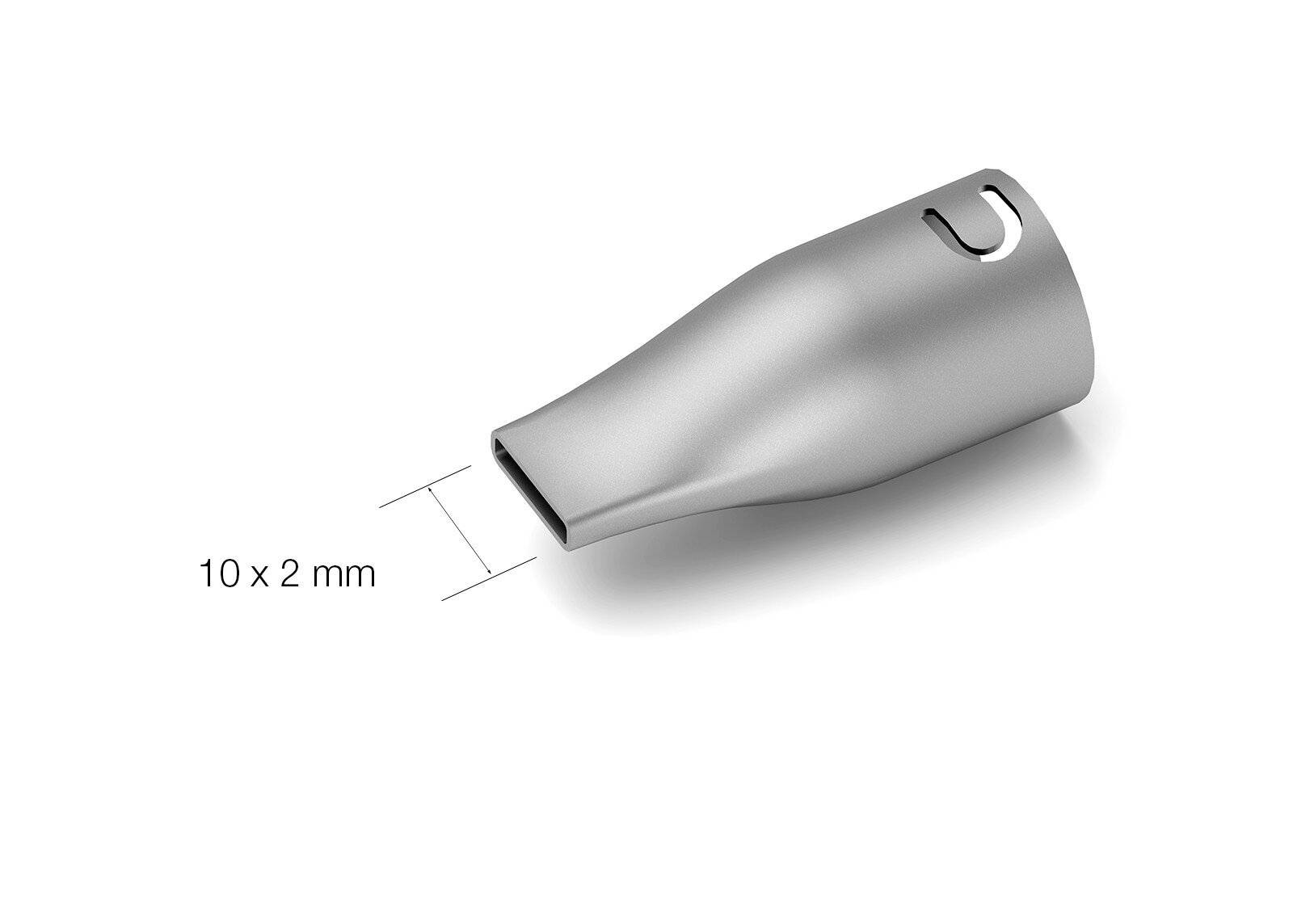 Heißluftdüse, flach, 10 x 2 mm, für JT-T2A