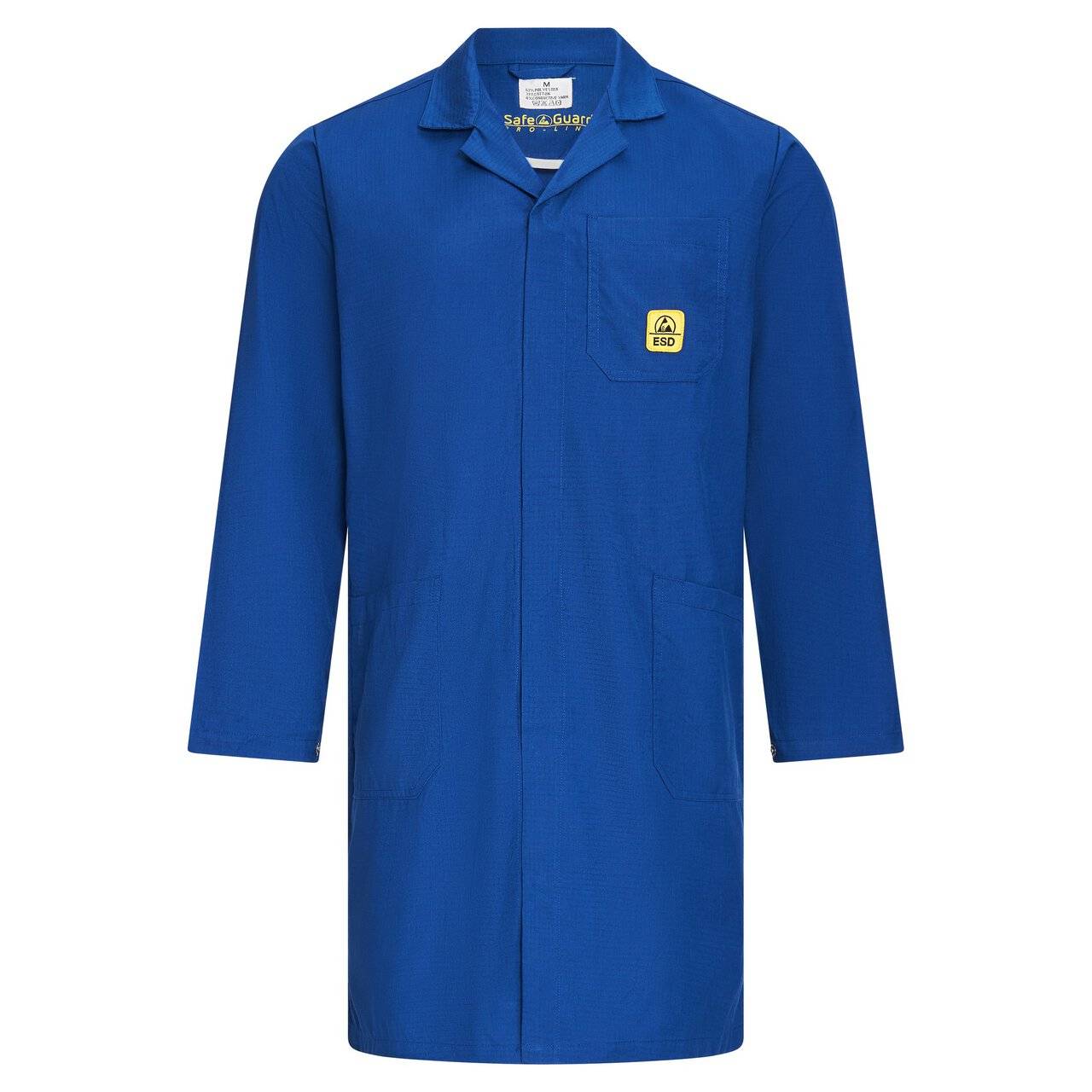 ESD-Arbeitsmantel Pro Line, 146 g/m², dunkelblau, 5XL