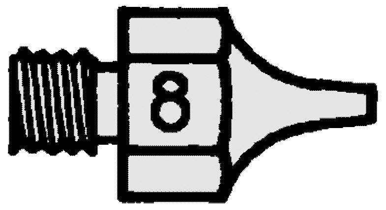 DS 118 Saugdüse, Außen 1,5 mm, 0,7 mm