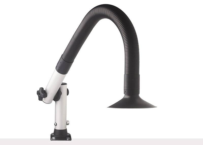 Absaug-Gelenkarm Kit 1S WF, Easy-Click 60, inkl. Trichterdüse und Drosselklappe, 1,14 m