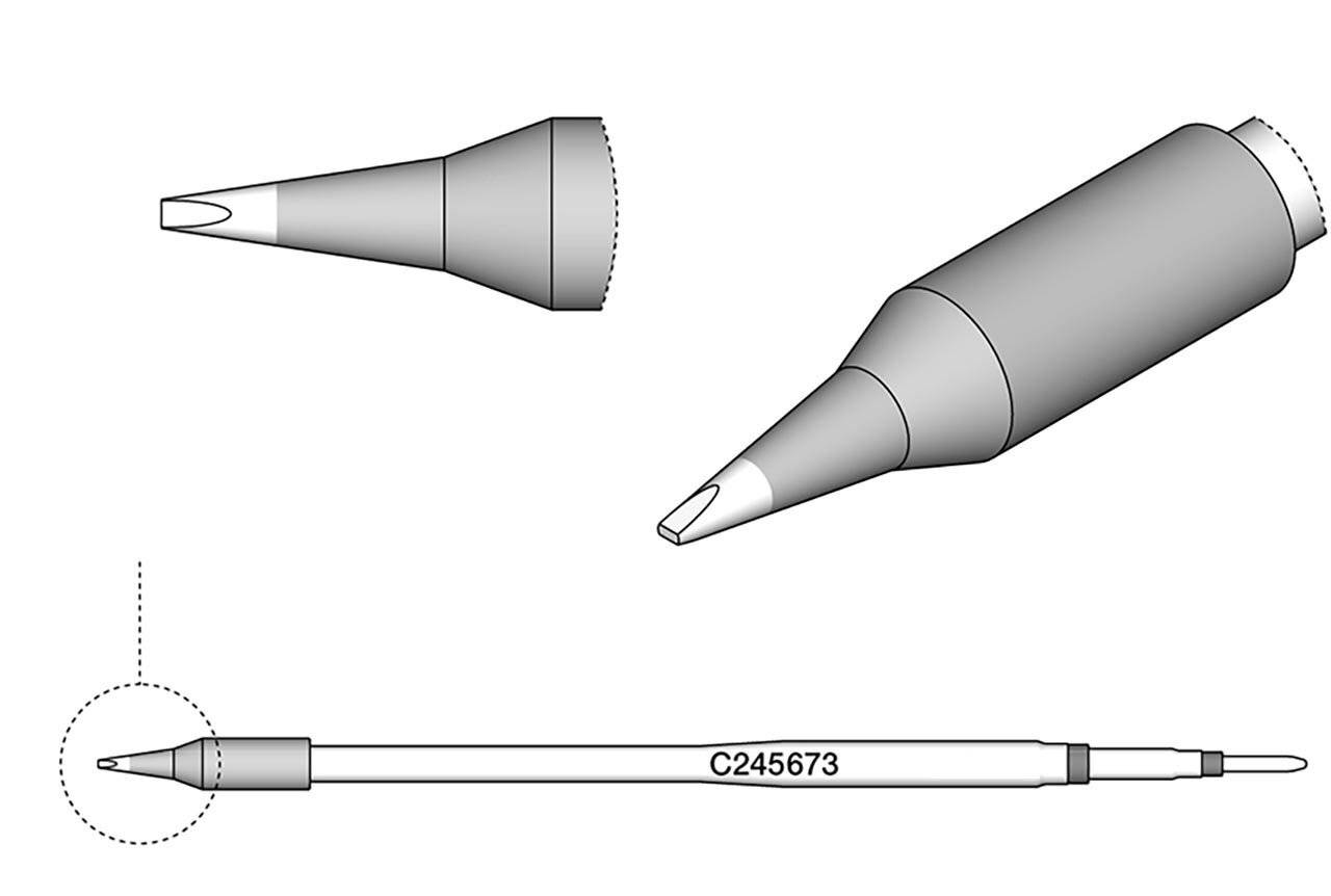 Spezial-Lötspitzen, für Lötkolben T245, C245673