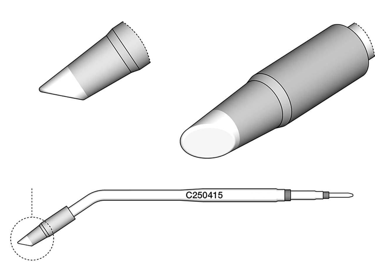 Lötspitze abgeschrägt, D: 3,8 mm, C250415