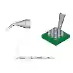 Lötspitze konisch gebogen, D: 0,1 mm, C105124 Lötspitze konisch gebogen, D: 0,1 mm, C105124