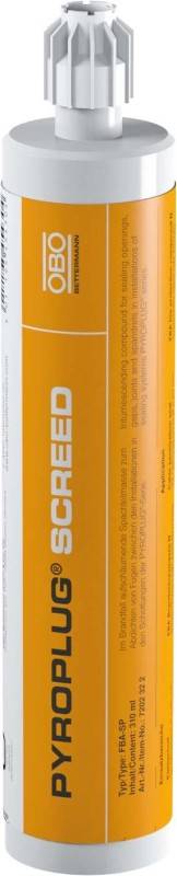 OBO Bettermann Brandschutz-Spachtelmasse in Kartusche 310ml FBA-SP - 7202322 - 1 Stück