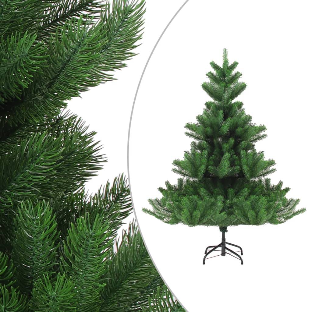 vidaXL Künstlicher Weihnachtsbaum Nordmann LED & Kugeln Grün 180 cm