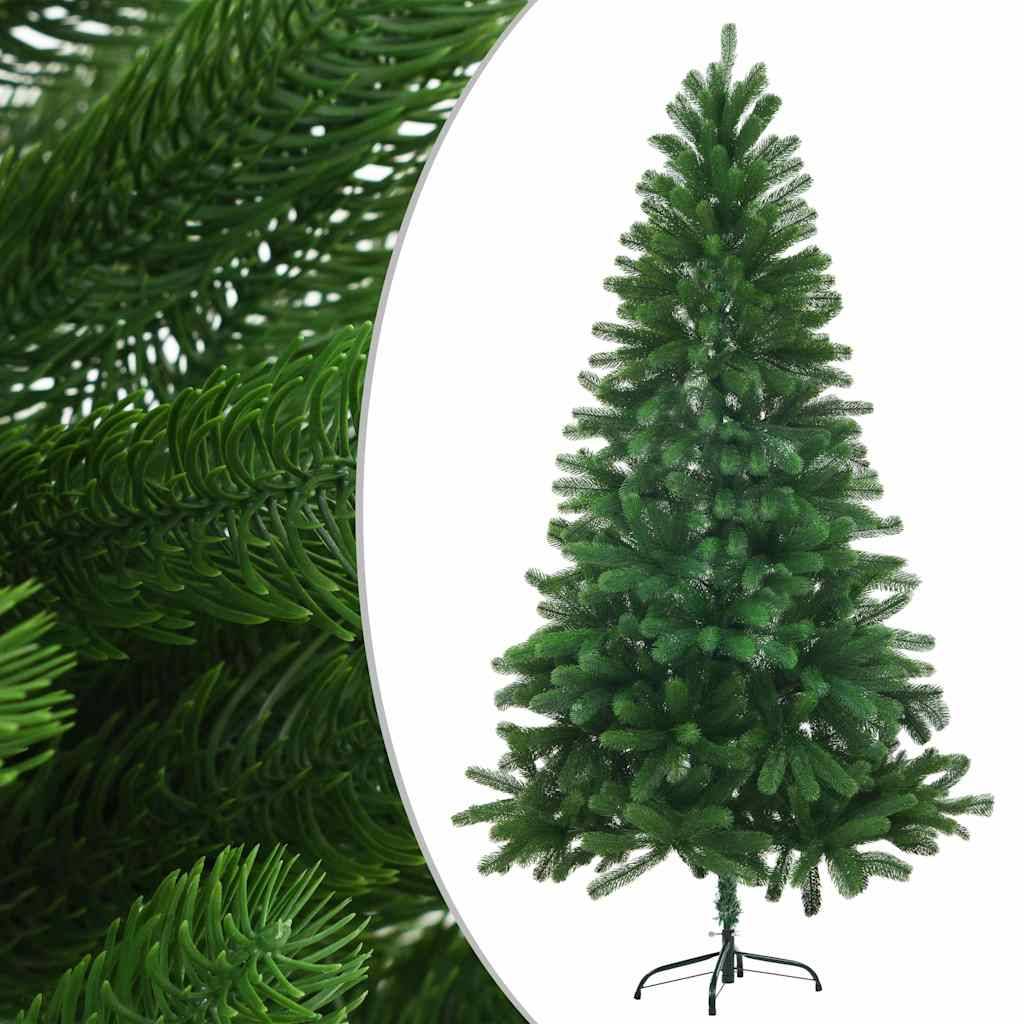 vidaXL Künstlicher Weihnachtsbaum mit Beleuchtung & Kugeln 150 cm Grün