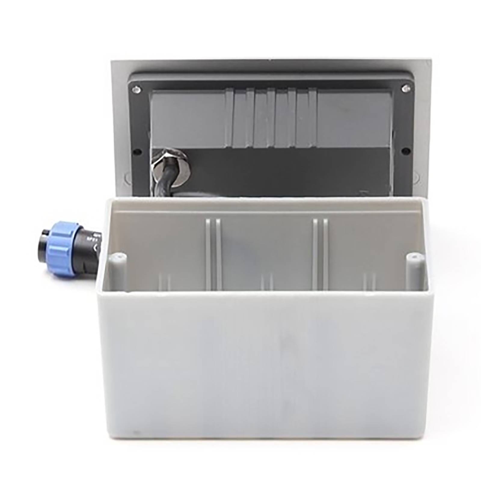 LED Wandeinbauleuchte Side III LED RGB in Silber-matt 5,9W 35lm IP65