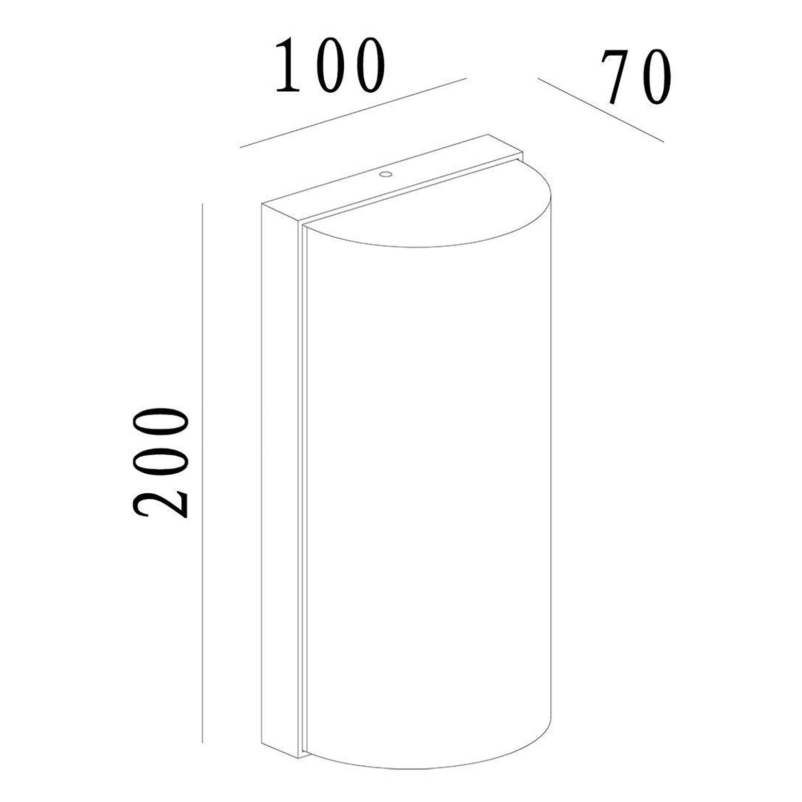 Deko-Light, LED-Wandleuchte, Grumium rund II 100-240V 10W, #620129