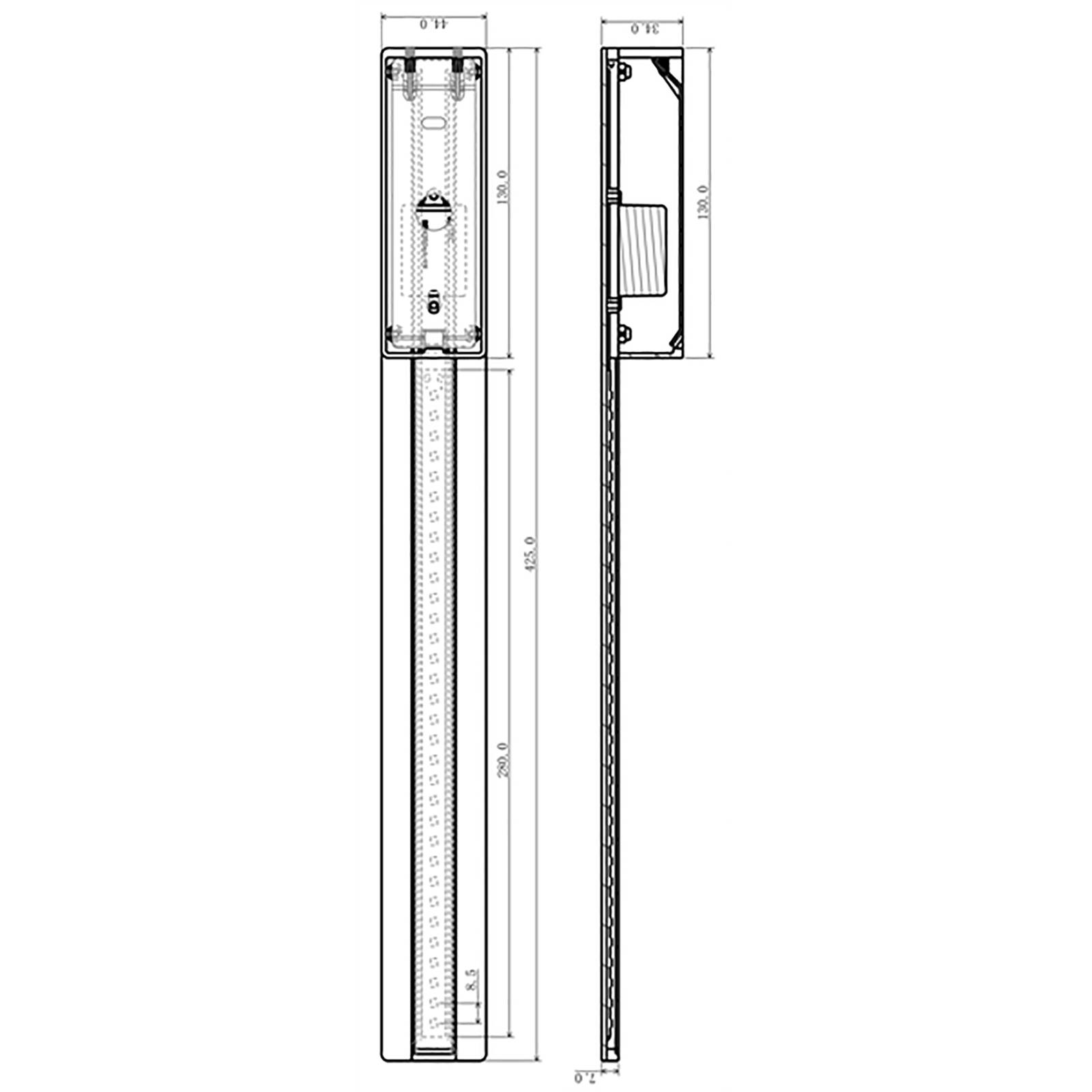LED Wandleuchte Parala in Weiß 4W 3000K