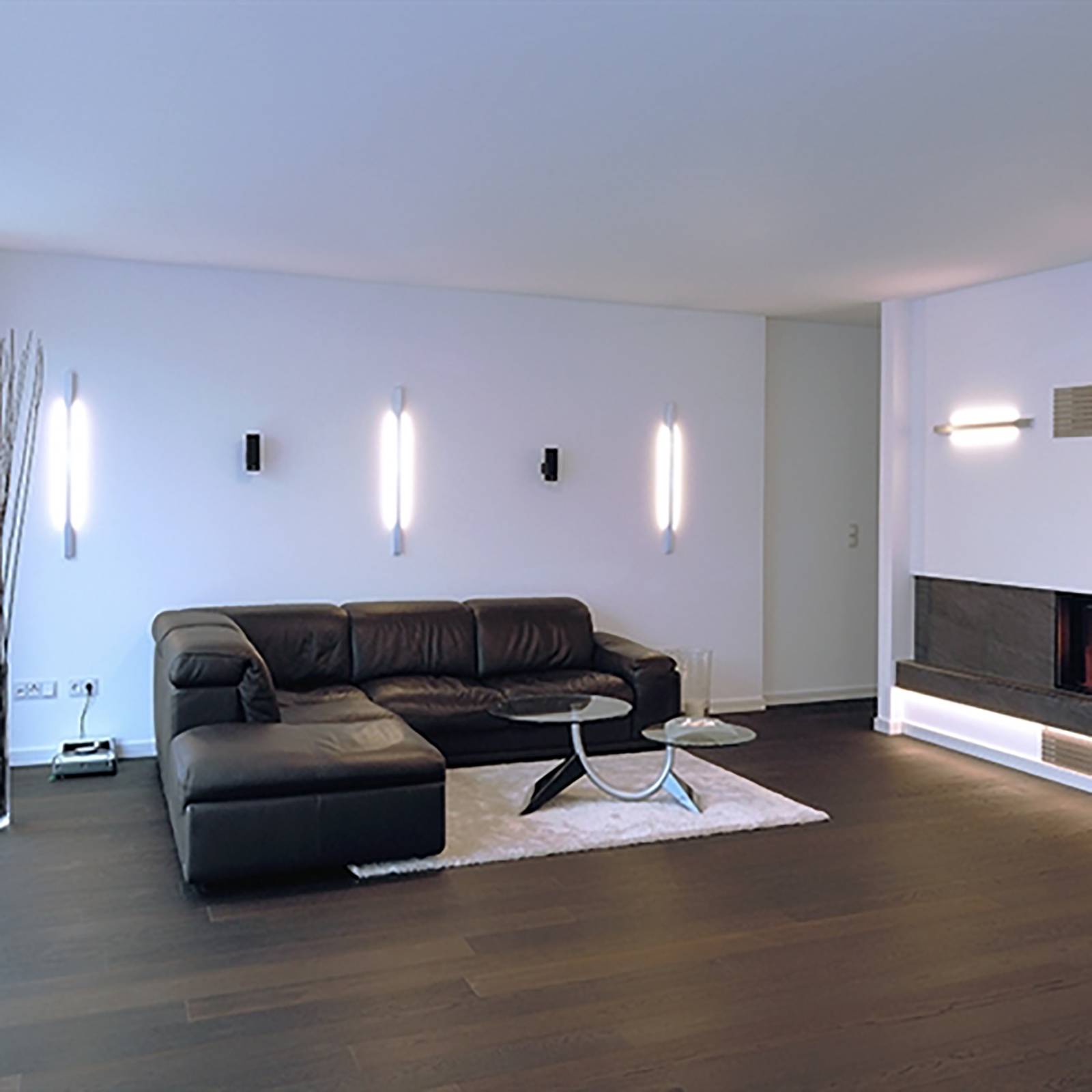 Deko-Light, LED-Wandleuchte, Larga 910 ww 8W Alu silber, #341209