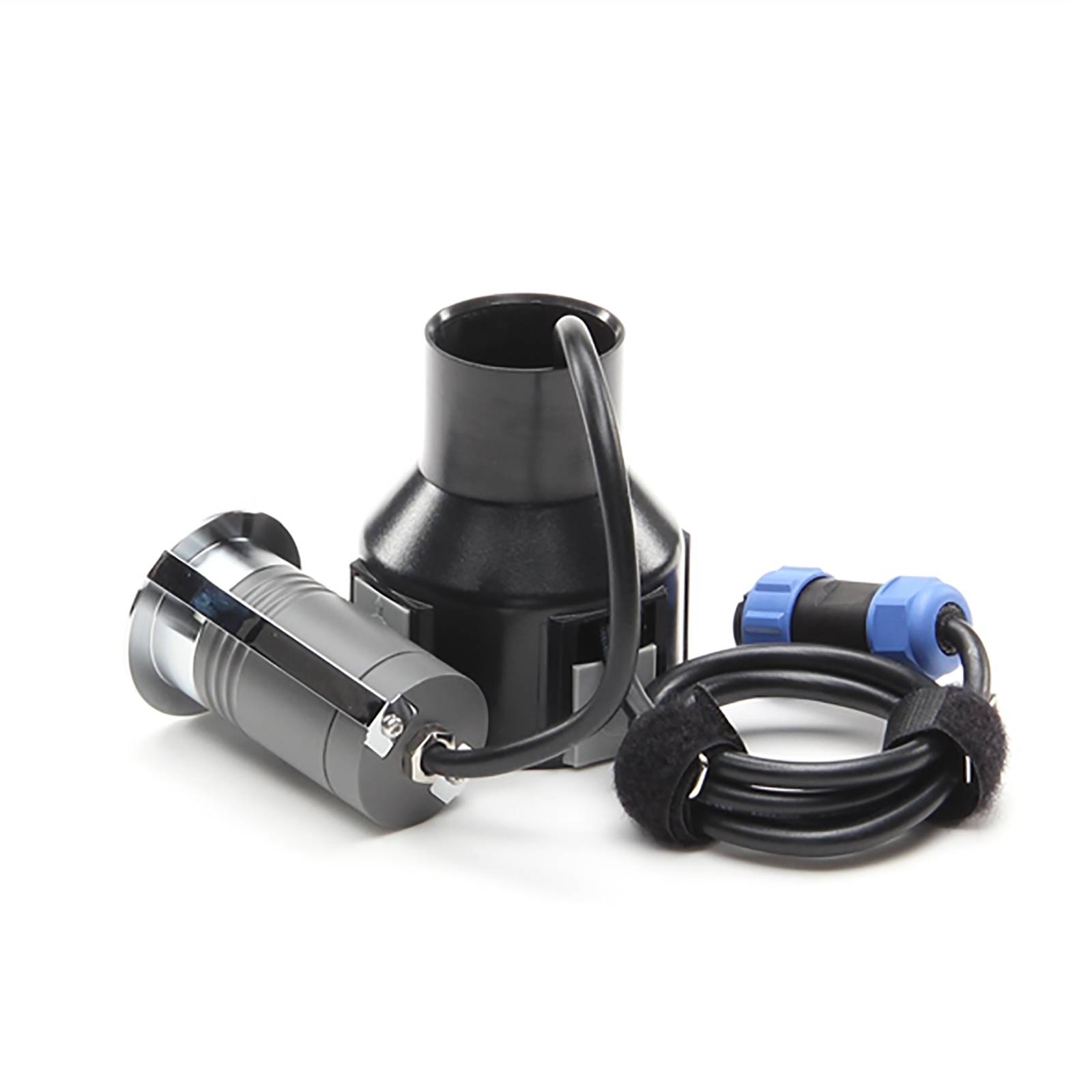 LED Bodeneinbaustrahler Fornac in Silber und Transparent 2,7W 110lm IP67