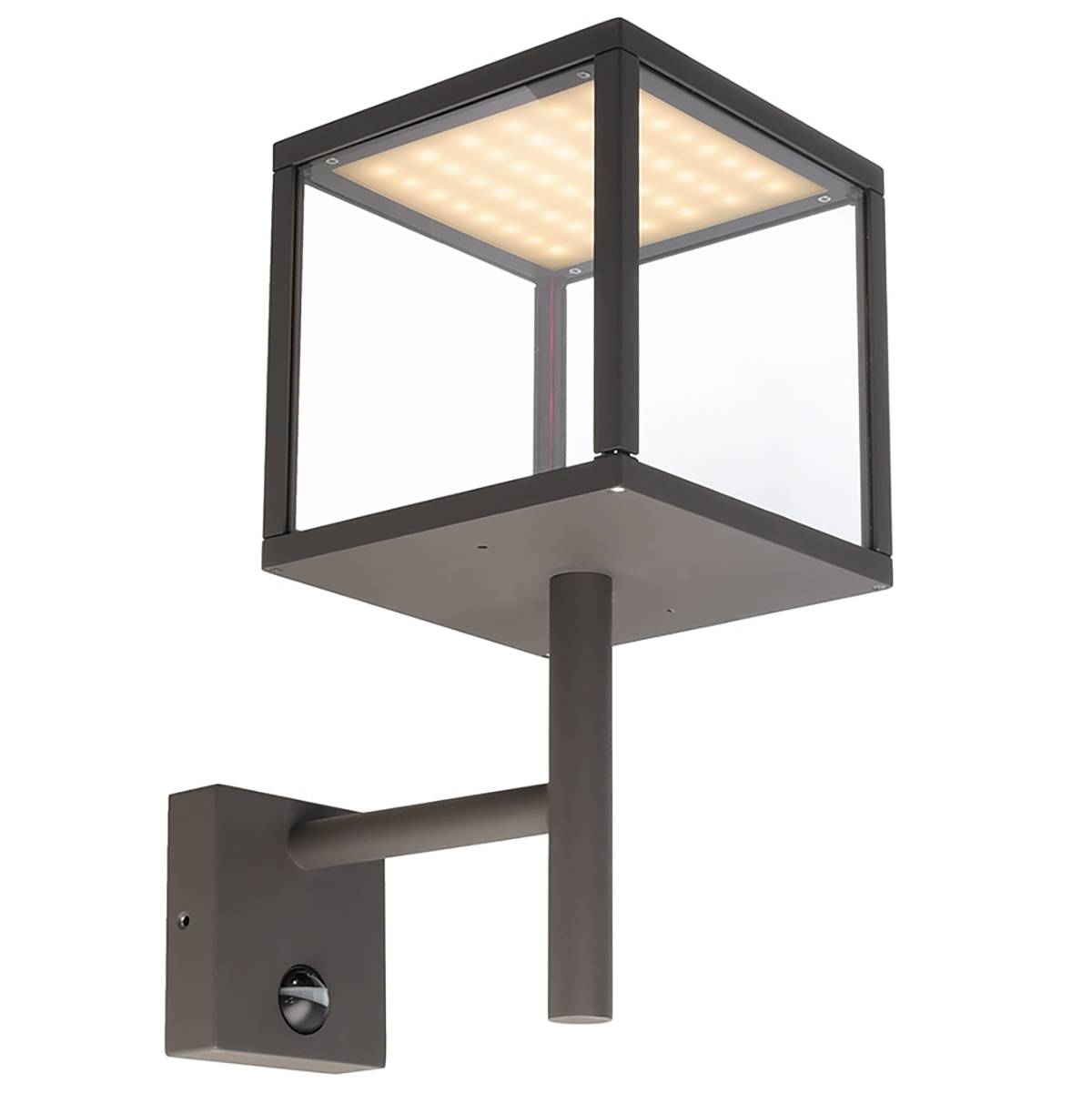 Deko-Light, LED-Wandleuchte, Lacertae ww 9W Aluminium dunkelgrau IP54, #731112