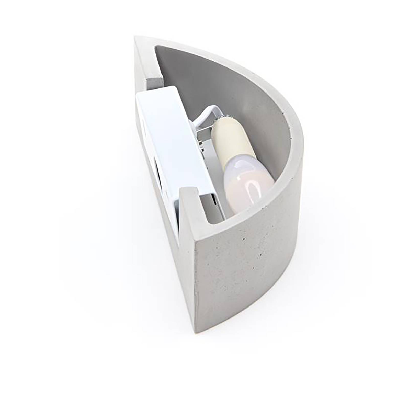 Deko-Light, Wandleuchte, Sarin E14 max. 25W Beton grau, #341178