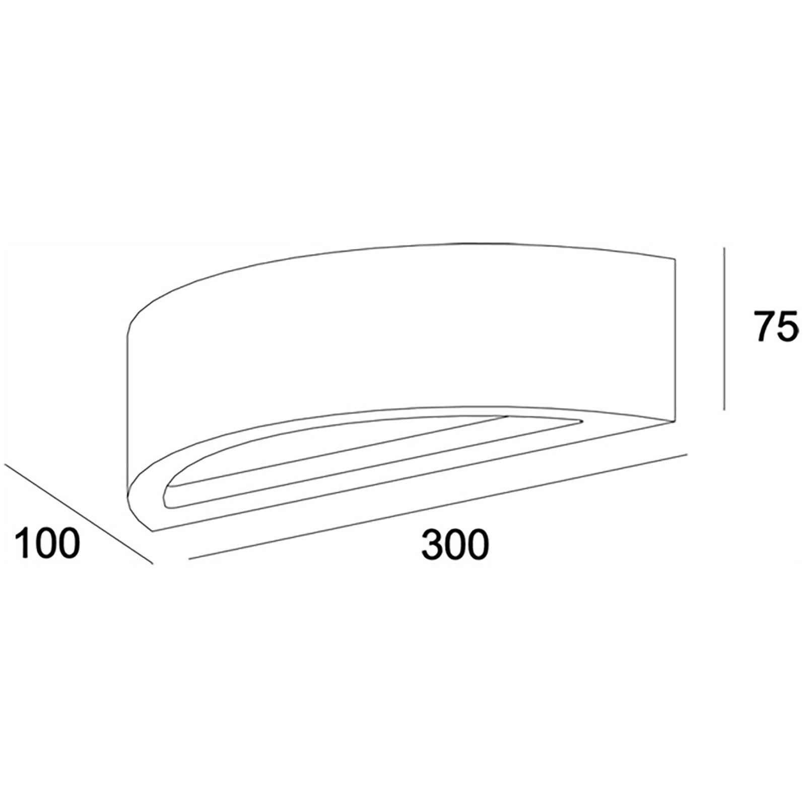 Deko-Light, Wandleuchte, Sarin E14 max. 25W Beton grau, #341178