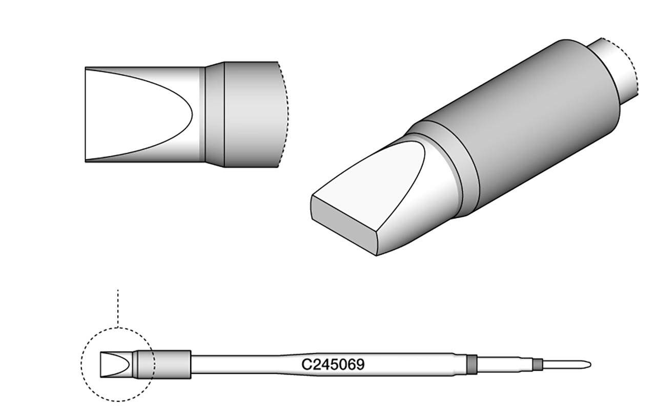 Spezial-Lötspitzen, für Lötkolben T245, C245069
