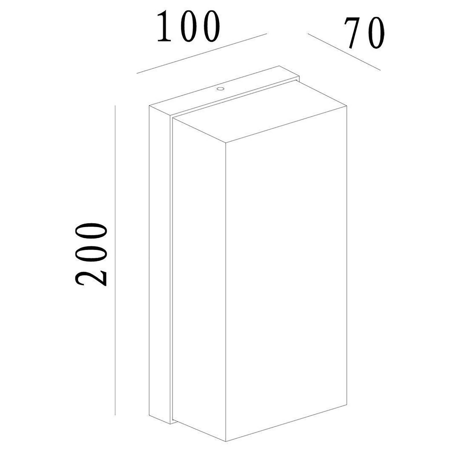 Deko-Light, LED-Wandleuchte, Grumium eckig CCT I 220-240V 10,00, #620123