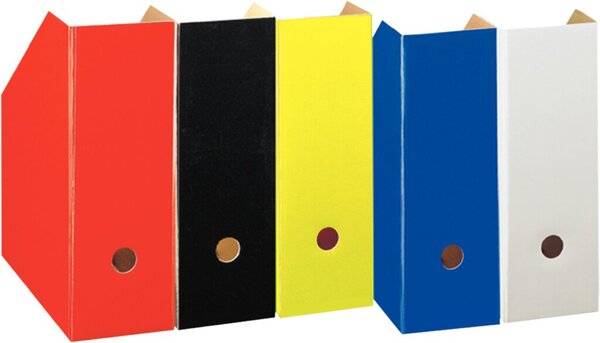 Stehsammler A4 rot, Pappe extra breit, Rückenbreite 10,5cm