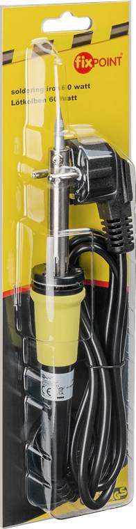 Fixpoint Lötkolben 60 W/230 V mit Lötspitzen, 1,25 m Lötgerät 230 V/30 W mit 1,25-m-Kabel