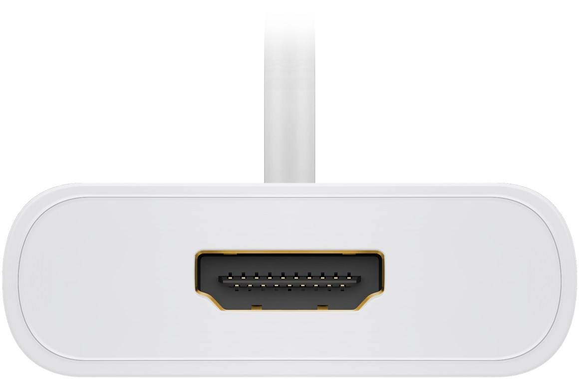 Goobay USB-C™-Adapter HDMI, weiß USB-C™-Stecker > HDMI™-Buchse (Typ A) Weiß