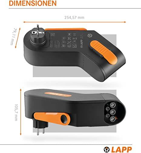 LAPP MOBILITY DOCK Mobile Ladestation Typ 2 Mode 2 10 A Anzahl Anschlüsse 1 2.3 kW