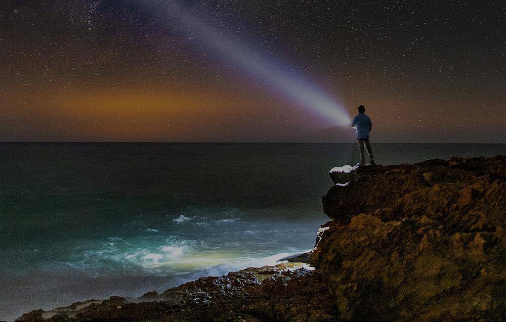 HOTO Taschenlampe, 280lm, USB-C