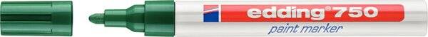 edding Lackmarker 750 4-750004 2-4mm Rundspitze permanent grün