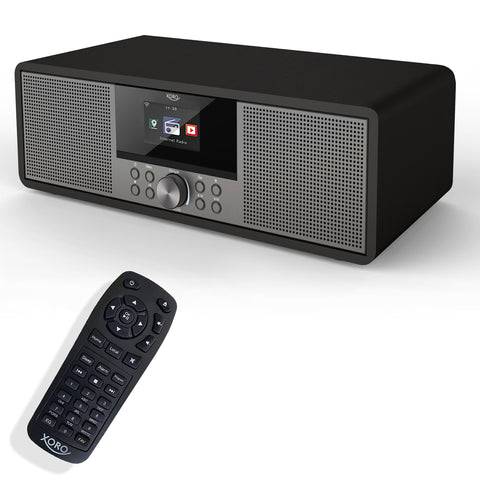 XORO HMT 600 V2 All-in-One WLAN-Internetradio CD-Player DAB+/FM Bluetooth USB Mediaplayer Spotify Podcast MP3-Streaming
