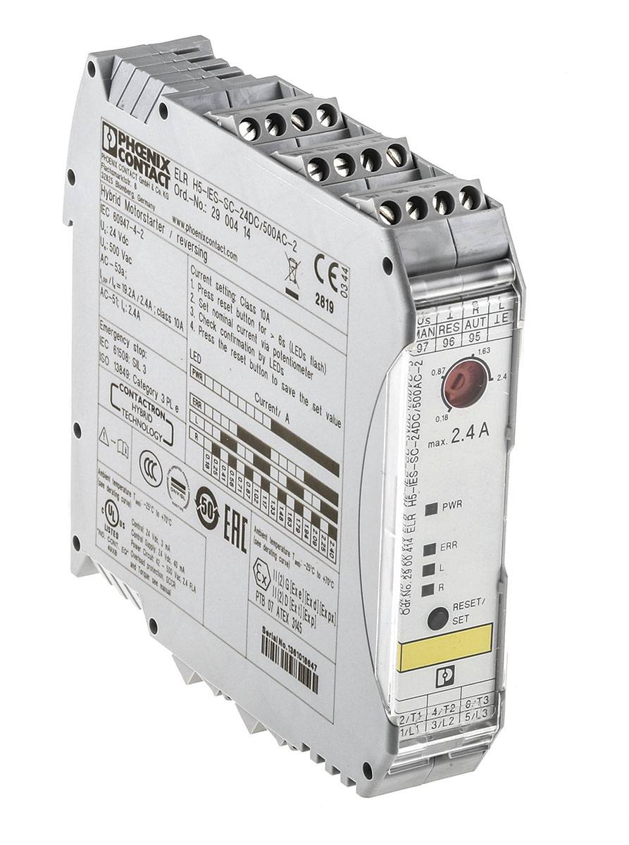 Phoenix Contact ELR H5-IES-SC- 24DC/500AC-2 Motorschütz 24 V/DC 2.4 A 1 St.
