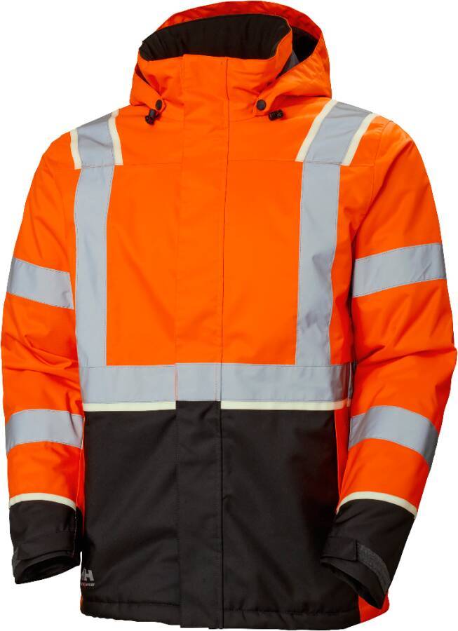 Warnschutz-Winterjacke UC-ME Klasse 3 71355_269-2XL Größe XXL Farbe warnorange / anthrazit