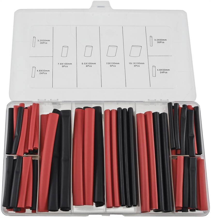 Schrumpfschlauch-Set 142-teilig 22907
