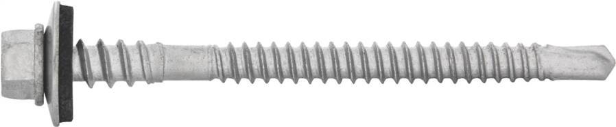 MFI 6knt-Bohrschraube 5,5/6,3x130 D16 BL 5,0mm SW8 1.4301 A2 VE100 298HT55X130,