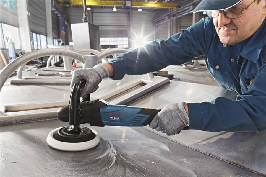 Bosch Professional GPO 14 CE 0601389000 Poliermaschine 230 V 1400 W 750 - 3000 U/min 180 mm