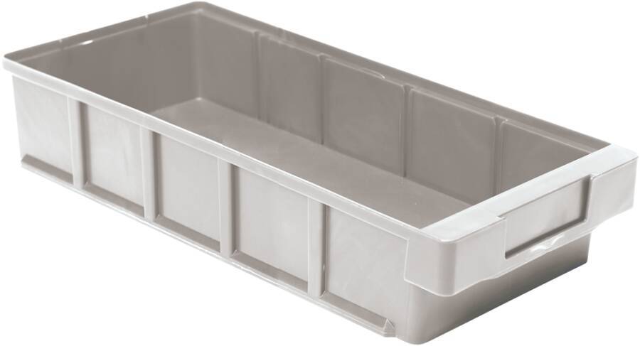 Regalboxen 932136904 Größe 4 Farbe grau Außenmaße (LxBxH) 400 x 186 x 83 mm VE 8