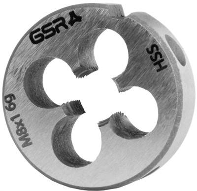 Schneideisen metrisch fein rechts, Form B B00414460 Gewinde 10 M Steigung 0,75 mm Außen-Ø 30 mm Höhe 11 mm