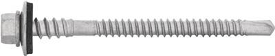 MFI 6knt-Bohrschraube 5,5/6,3x150 D16 BL 5,0mm SW8 1.4301 A2 VE50 298HT55X150, 5