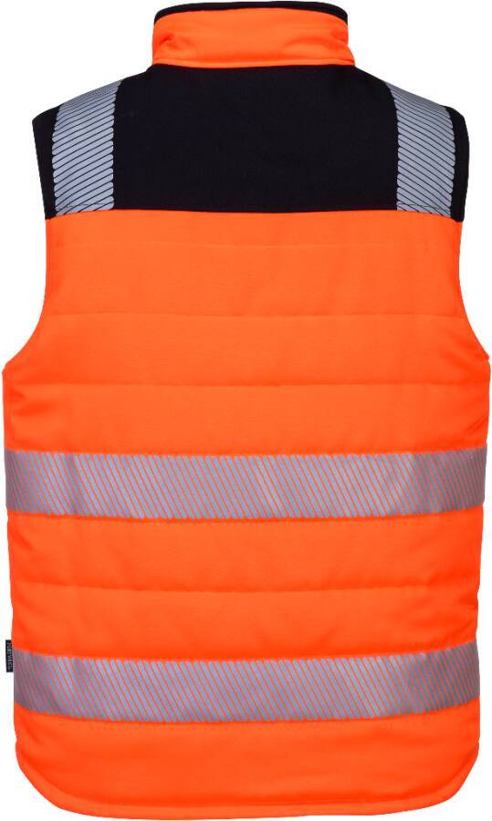 Warnschutz-Weste gefüttert PW374 Klasse 1/2 PW374OBRS Größe S Farbe warnorange / schwarz
