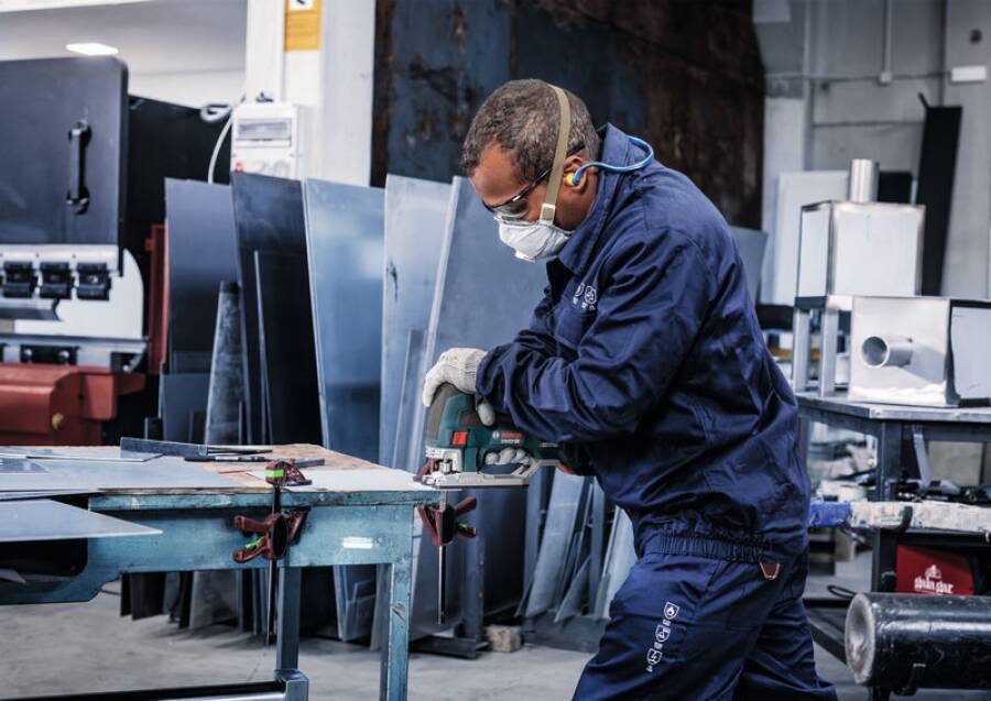 Stichsägeblätter Einnockenschaft, blau - für metallische Werkstoffe 2608636705 Typ T321AF Qualität Speed for Metal Eigen