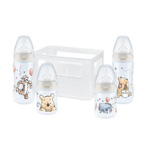 NUK 10225254 NUK Starter Set+ Disney Winnie Puuh First Choice beige NUK 10225254 NUK Starter Set+ Disney Winnie Puuh First Choice beige