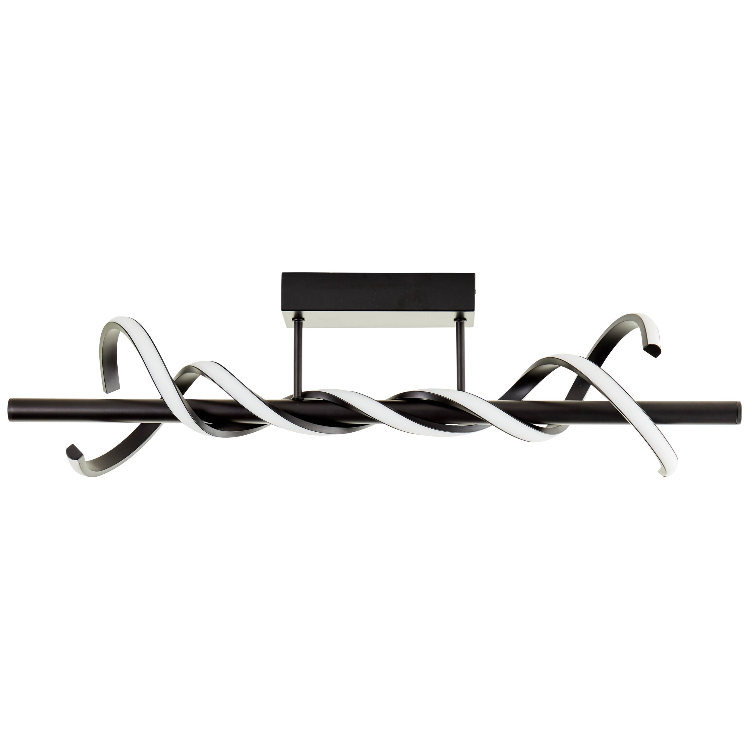 Brilliant Amalie LED Deckenleuchte 80cm schwarz, Metall/Kunststoff, 1x LED integ