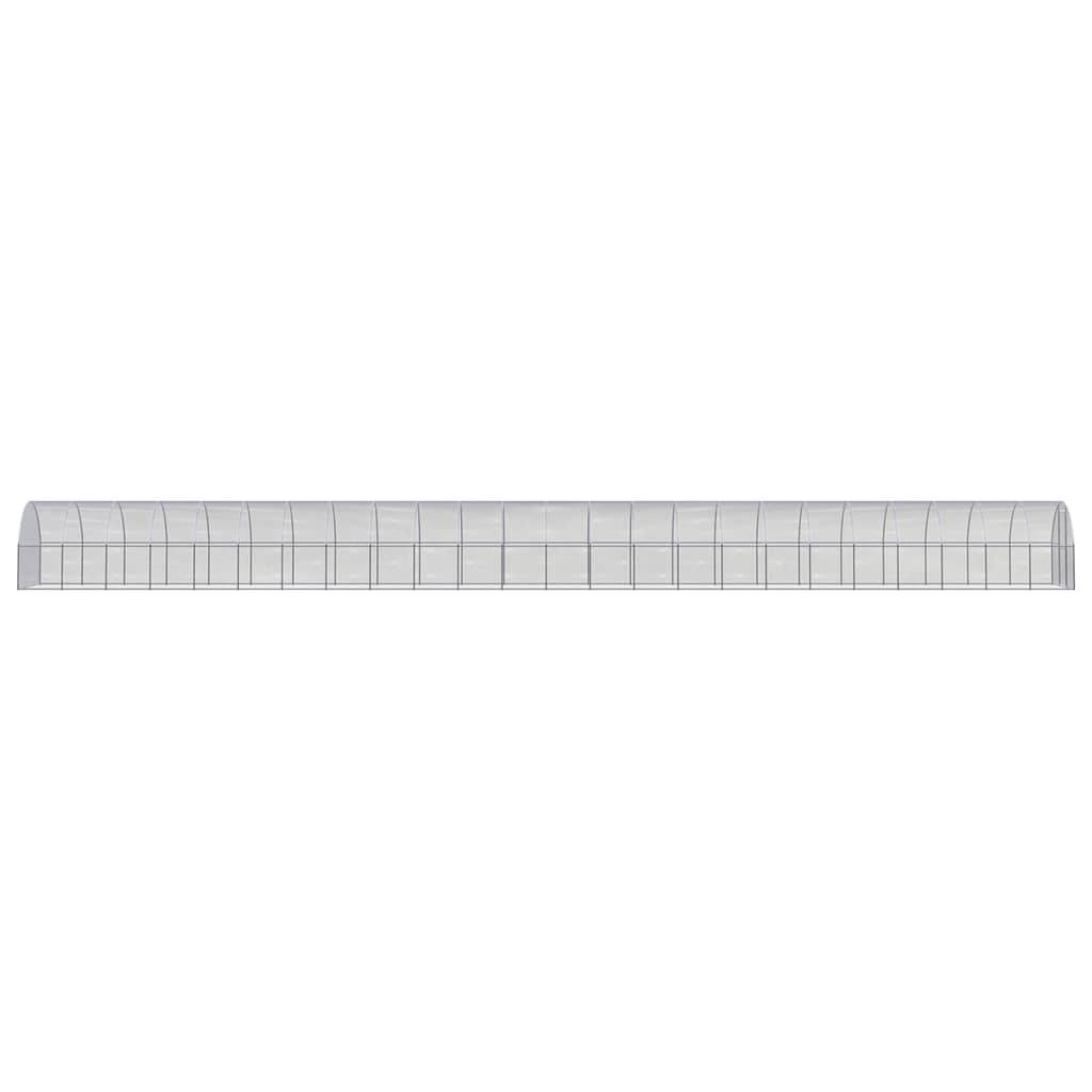 vidaXL Outdoor-Hühnerstall 3x24x2 m Verzinkter Stahl
