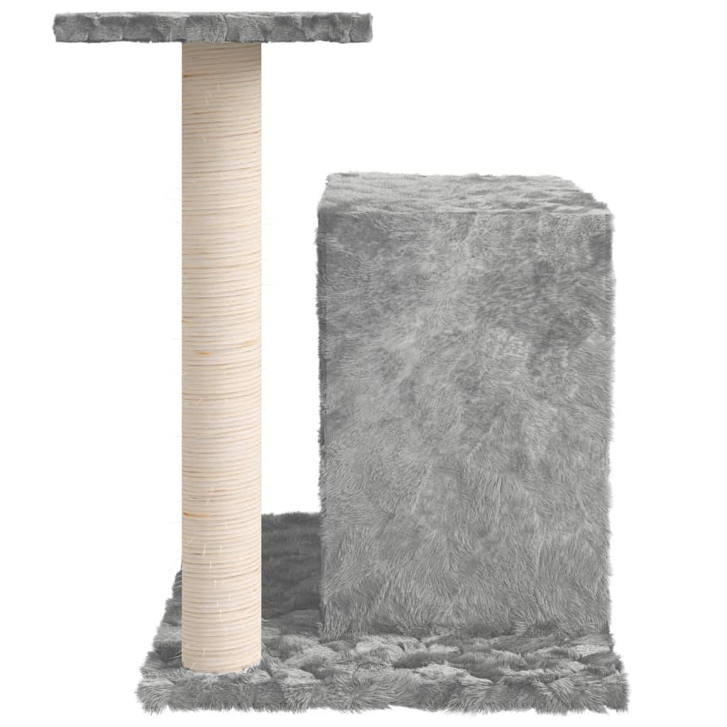 vidaXL Kratzbaum mit Sisal-Kratzsäule Hellgrau 51 cm