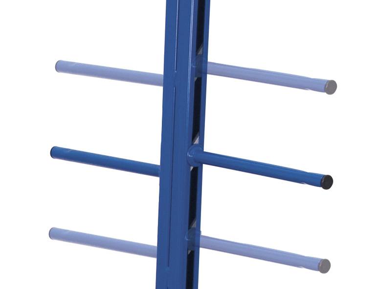 VARIOfit SW-160.007 Tragarmwagen Stahl pulverbeschichtet Traglast (max.): 400kg Bereifung=Vollgummi