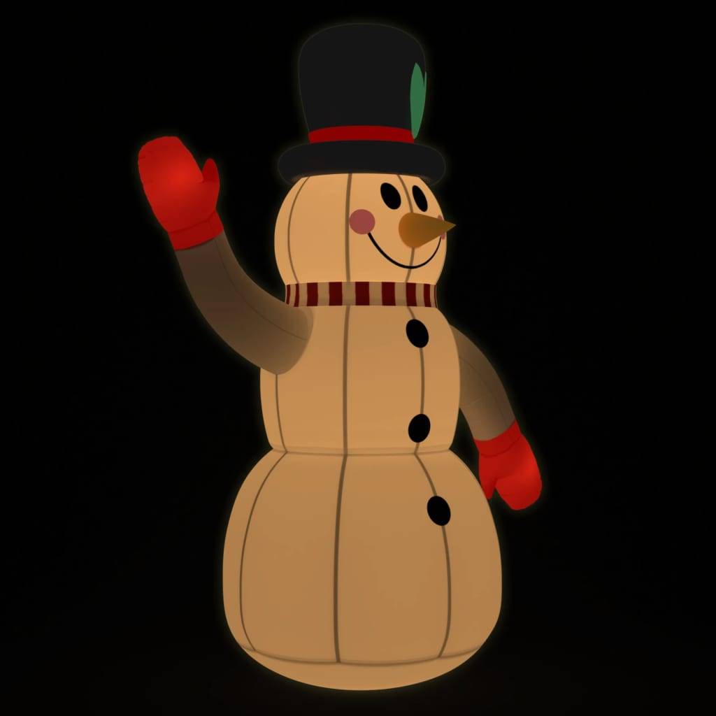 vidaXL Aufblasbarer Schneemann mit LEDs 300 cm