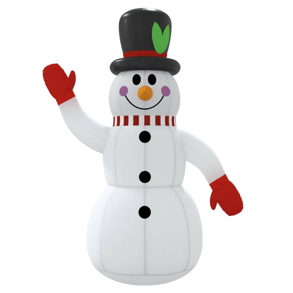 vidaXL Aufblasbarer Schneemann mit LEDs 300 cm
