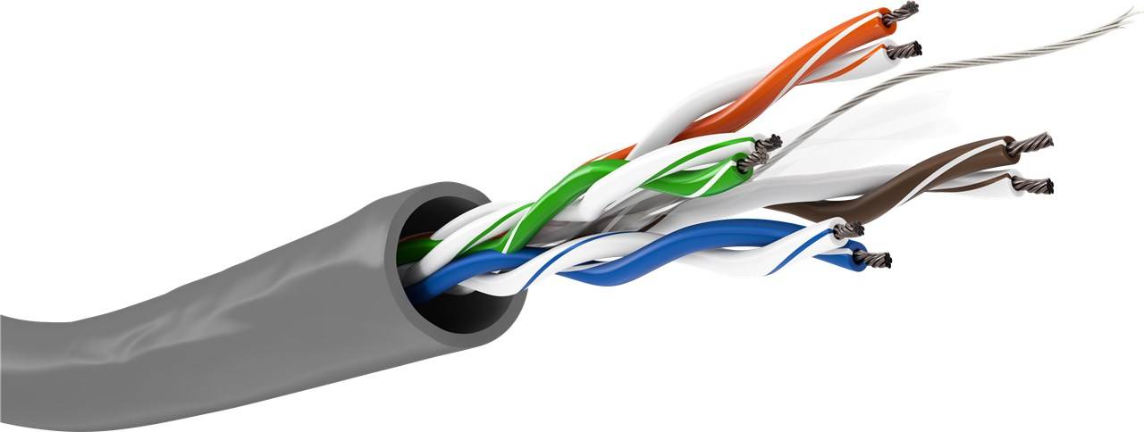 Goobay 93884 CAT 6 Netzwerkkabel U/UTP / CCA Twisted Pair / 250 MHz Patchkabel / Ethernet Kabel AWG 24 / Grau / 100m