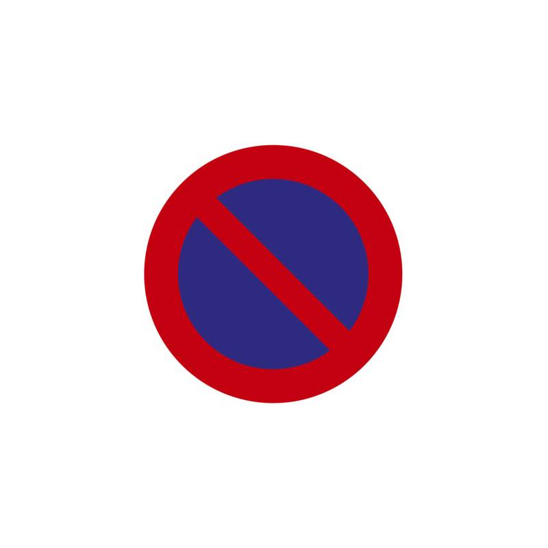 EXACOMPTA Klebeschild / Hinweisschild "Parkverbot" (8702983)